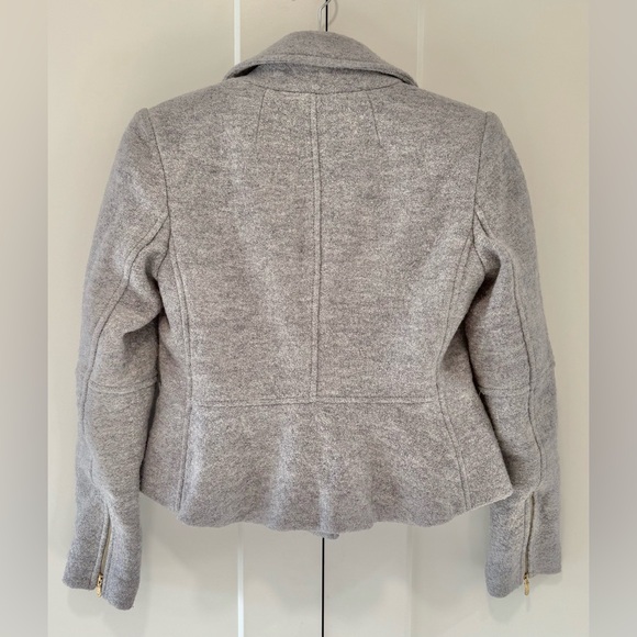 Grey Wool Banana Republic Coat (S) Petite size - Picture 2 of 12